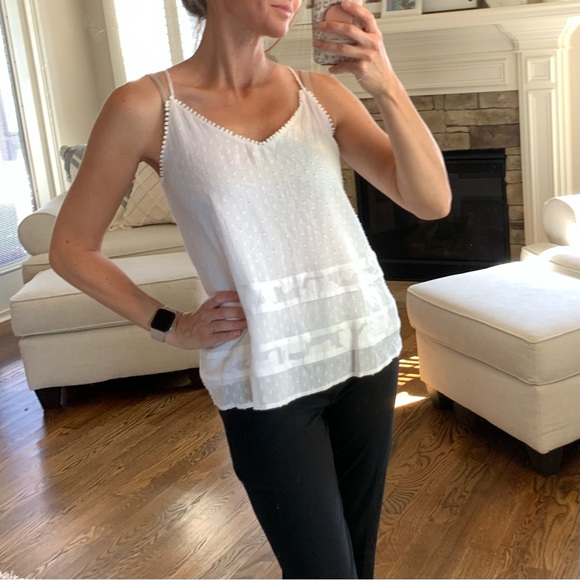 ANN TAYLOR LOFT Size XSP White Blouse - Picture 2 of 15